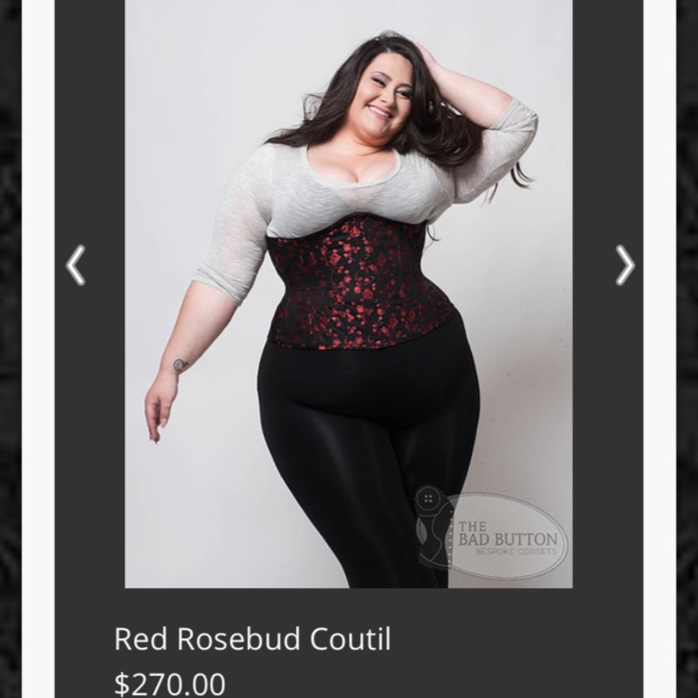Bad Button 30” underbust corset